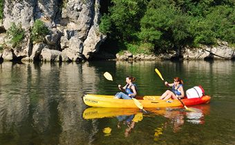 Canoeing in Ardèche